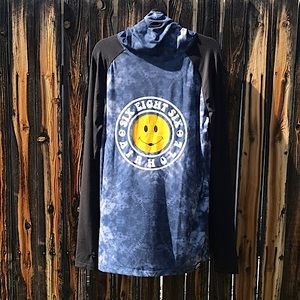 686 Airhole Smiley Face Peace Tie Dye Baselayer